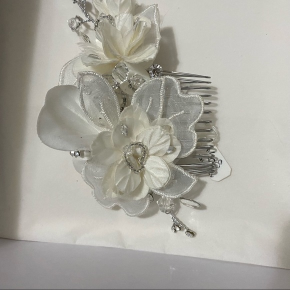 NWT-Crystal Bridal Hairpiece - Picture 6 of 7